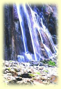 Margoon waterfall iran tour